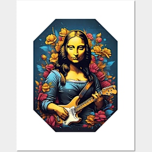 Mona lisa rock Posters and Art